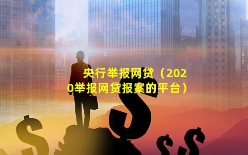 央行举报网贷（2020举报网贷报案的平台）